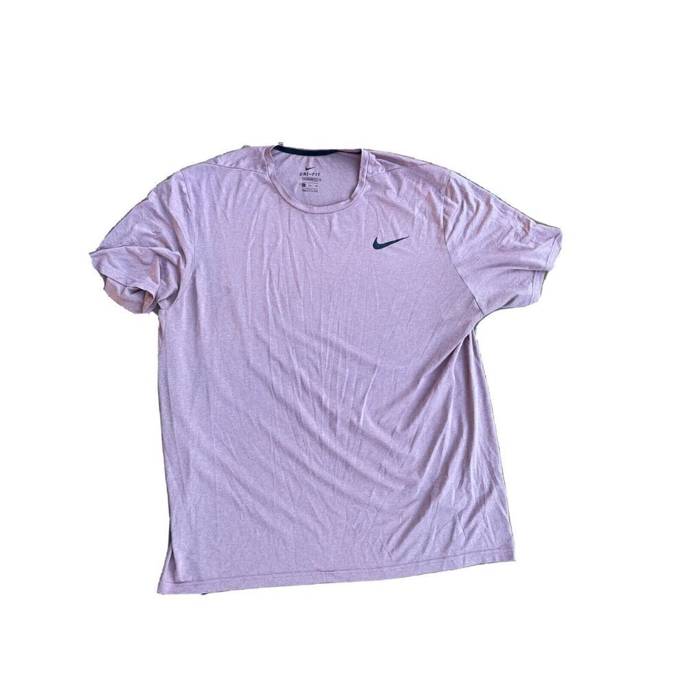 Nike Men's Dri-Fit Cotton T-Shirt Red Size 2XL